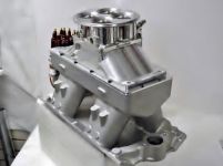Alkydigger's 7070  SB Chevy Tunnel Ram with Buffco Riser, and 2300 CFM Accufab TB